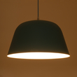 GloboStar® UPVALE 01286 Μοντέρνο Κρεμαστό Φωτιστικό Καμπάνα Μονόφωτο 1 x E27 IP20 Μπλε & Λευκό Μέταλλο - Μ40 x Π40 x Υ24cm