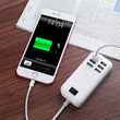 Φορτιστής USB 6 Θέσεων με ON / OFF Διακόπτη 4A 20 Watt 5V DC Λευκός GloboStar 69998