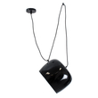 GloboStar® JASPER 01373 Μοντέρνο Κρεμαστό Φωτιστικό Ανάρτηση Μονόφωτο 1 x E27 IP20 Μαύρο & Λευκό Μέταλλο - Μ26.5 x Π26.5 x Υ20.5cm