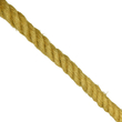 GloboStar® LENHAM 01668 Μοντέρνο Κρεμαστό Φωτιστικό Μπάλα Μονόφωτο 1 x E27 IP20 Μπεζ Σχοινί με Μελί Γυαλί - Μ25 x Π25 x Y25cm