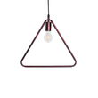 GloboStar® DELTA 01581 Μοντέρνο Κρεμαστό Φωτιστικό Ανάρτηση Μονόφωτο 1 x E27 IP20 Χάλκινο Μέταλλο - Μ37 x Π4 x Υ33cm