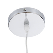 GloboStar® CHEOPE 01599 Boho Κρεμαστό Φωτιστικό Πλέγμα Μονόφωτο 1 x E27 IP20 Μπεζ Ξύλο με Μπεζ Rattan - Μ45 x Π45 x Y35cm