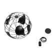 GloboStar® EARTH 01663 Vintage Κρεμαστό Φωτιστικό Φιγούρα Μονόφωτο 1 x E27 IP20 Μαύρο Μέταλλο - Μ41 x Π41 x Y41cm GloboStar® EARTH 01663 Vintage Κρεμαστό Φωτιστικό Φιγούρα Μονόφωτο 1 x E27 IP20 Μαύρο Μέταλλο - Μ41 x Π41 x Y41cm