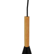 GloboStar® DILLON 00877 Μοντέρνο Κρεμαστό Φωτιστικό Καμπάνα Μονόφωτο 1 x E27 IP20 Μαύρο Μέταλλο - Μ11 x Π11 x Υ36cm