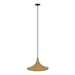 GloboStar® SHANGHAI ROPE 00917 Boho Κρεμαστό Φωτιστικό Καμπάνα Μονόφωτο 1 x E27 IP20 Μπεζ Σχοινί - Μ37 x Π37 x Υ20cm