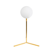 GloboStar® ELFIS GOLD 01551 Μοντέρνο Επιτραπέζιο Φωτιστικό Πορτατίφ Μονόφωτο 1 x E27 Χρυσό Μεταλλικό με Λευκό Γυαλί Μπάλα Φ15 x Υ53cm GloboStar® ELFIS GOLD 01551 Μοντέρνο Επιτραπέζιο Φωτιστικό Πορτατίφ Μονόφωτο 1 x E27 Χρυσό Μεταλλικό με Λευκό Γυαλί Μπάλα Φ15 x Υ53cm