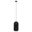GloboStar® JANIS 01591 Μοντέρνο Κρεμαστό Φωτιστικό Καμπάνα Μονόφωτο 1 x E27 IP20 Μαύρο & Χρυσό Μέταλλο - Μ20 x Π20 x Υ41cm