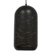 GloboStar® JANIS 01591 Μοντέρνο Κρεμαστό Φωτιστικό Καμπάνα Μονόφωτο 1 x E27 IP20 Μαύρο & Χρυσό Μέταλλο - Μ20 x Π20 x Υ41cm