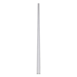 GloboStar® SURFACE-PROFILE 70809-2M Προφίλ Αλουμινίου - Βάση & Ψύκτρα Ταινίας LED με Λευκό Γαλακτερό Κάλυμμα - Επιφανειακή Χρήση - Πατητό Κάλυμμα - Ασημί - 2 Μέτρα - Πακέτο 5 Τεμαχίων - Μ200 x Π2.4 x Υ1.1cm