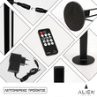 GloboStar® ALIEN-DIVA-BLACK-50-2 ALIEN Design DIVA Μοντέρνο Minimal Nordic Μεταλλικό Φωτιστικό Επιτραπέζιο - Πορτατίφ - Λαμπατέρ Μαύρο LED 8W 1040lm με Ασύρματο Χειριστήριο RF & Dimmer IP20 Φυσικό Λευκό 4500K Μ3 x Π1.6 x Υ50cm GloboStar® ALIEN-DIVA-BLACK-50-2 ALIEN Design DIVA Μοντέρνο Minimal Nordic Μεταλλικό Φωτιστικό Επιτραπέζιο - Πορτατίφ - Λαμπατέρ Μαύρο LED 8W 1040lm με Ασύρματο Χειριστήριο RF & Dimmer IP20 Φυσικό Λευκό 4500K Μ3 x Π1.6 x Υ50cm