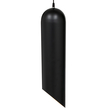 GloboStar® CARSON 01529 Μοντέρνο Κρεμαστό Φωτιστικό Ανάρτηση Μονόφωτο 1 x E27 IP20 Μαύρο & Χρυσό Μέταλλο - Μ15 x Π15 x Υ68cm