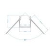GloboStar® PLASTERBOARD-PROFILE 70821-3M Προφίλ Αλουμινίου - Βάση & Ψύκτρα Ταινίας LED με Λευκό Γαλακτερό Κάλυμμα - Χωνευτή Γωνιακή Χρήση σε Εξωτερική Γωνία Γυψοσανίδας - Trimless - Πατητό Κάλυμμα - Ασημί - 3 Μέτρα - Πακέτο 5 Τεμαχίων - Μ300 x Π4.5 x Υ2cm