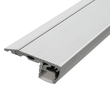 GloboStar® STAIR-PROFILE 70823-2M Προφίλ Αλουμινίου - Βάση & Ψύκτρα Ταινίας LED με Λευκό Γαλακτερό Κάλυμμα - Χρήση σε Σκαλοπάτια - Πατητό Κάλυμμα - Ασημί - 2 Μέτρα - Μ200 x Π6 x Υ2.1cm
