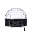 GloboStar® 79602 LED Party Disco Μπάλα με Περιστρεφόμενα Φωτορυθμικά Εφέ Πολύχρωμη RGB DMX512 20W με Sound Control Activated Εφέ και με Ασύρματο Χειριστήριο AC 230V IP20 Φ17 x Υ15cm