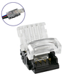GloboStar® 70724 Αδιάβροχος Ταχυσύνδεσμος Ένωσης IP65 - Strip To Cable Connector για Ένωση 1 x RGB Αδιάβροχης Ταινίας LED Πλάτους 10mm με 1 x Καλώδιο Τροφοδοσίας