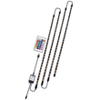 GloboStar® 70406 Σετ Ταινία TV Kit LED RGB SMD 5050 2m (4x50CM) 14.4W/2m 60LED/2m 1454lm/2m 120° USB DC 5V Οπίσθιου Κρυφού Φωτισμού για Τηλεόραση με Ασύρματο Τηλεχειριστήριο Αδιάβροχο IP65 RGB