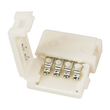 GloboStar® 70712 Ταχυσύνδεσμος 2 Ταινιών LED RGB - I Connector για Όλες τις LED Ταινίες DC-12-24V 10mm RGB
