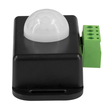 GloboStar® 70743 Αισθητήρας με PIR Ανιχνευτή-Αισθητήρα Κίνησης 360° 6m - Motion Sensor DC 12-24V Max 144W