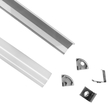 GloboStar® CORNER-PROFILE 70815-2M Προφίλ Αλουμινίου - Βάση & Ψύκτρα Ταινίας LED με Λευκό Γαλακτερό Κάλυμμα - Επιφανειακή Γωνιακή Χρήση - Πατητό Κάλυμμα - Ασημί - 2 Μέτρα - Πακέτο 5 Τεμαχίων - Μ200 x Π1.6 x Υ1.6cm GloboStar® CORNER-PROFILE 70815-2M Προφίλ Αλουμινίου - Βάση & Ψύκτρα Ταινίας LED με Λευκό Γαλακτερό Κάλυμμα - Επιφανειακή Γωνιακή Χρήση - Πατητό Κάλυμμα - Ασημί - 2 Μέτρα - Πακέτο 5 Τεμαχίων - Μ200 x Π1.6 x Υ1.6cm