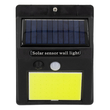 GloboStar® 71495 Αυτόνομο Ηλιακό Φωτιστικό LED COB 10W 1000lm με Ενσωματωμένη Μπαταρία 1200mAh - Φωτοβολταϊκό Πάνελ με Αισθητήρα Ημέρας-Νύχτας και PIR Αισθητήρα Κίνησης Αδιάβροχο IP65 Ψυχρό Λευκό 6000K