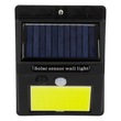 GloboStar® 71495 Αυτόνομο Ηλιακό Φωτιστικό LED COB 10W 1000lm με Ενσωματωμένη Μπαταρία 1200mAh - Φωτοβολταϊκό Πάνελ με Αισθητήρα Ημέρας-Νύχτας και PIR Αισθητήρα Κίνησης Αδιάβροχο IP65 Ψυχρό Λευκό 6000K