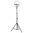 GloboStar® 75803 Professional Digital Ring Light Φ36cm LED SMD 50W 5000lm 180° DC 5V με Καλώδιο Τροφοδοσίας USB - Ενσωματωμένο και Ασύρματο Χειριστήριο RF 2.4Ghz Εναλλαγής Χρωμάτων & 3 Βάσεις Τηλεφώνου - Πολύχρωμο RGBW+WW Dimmable