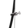GloboStar® FREYA 00747 Μοντέρνο Κρεμαστό Φωτιστικό Ανάρτηση Μονόφωτο 1 x E27 IP20 Λευκό Γυαλί με Ασημί Μέταλλο - Μ34 x Π34 x Υ23cm