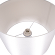 GloboStar® ASHLEY 00823 Μοντέρνο Επιδαπέδιο Φωτιστικό Μονόφωτο 1 x E27 IP20 Λευκό Μέταλλο με Λευκό Ύφασμα - Μ35 x Π35 x Υ145cm