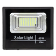 GloboStar® HERMES 71555 Αυτόνομος Ηλιακός Προβολέας LED SMD 40W 3200lm με Ενσωματωμένη Μπαταρία 5000mAh - Φωτοβολταϊκό Πάνελ με Αισθητήρα Ημέρας-Νύχτας και Ασύρματο Χειριστήριο RF 2.4Ghz Αδιάβροχος IP66 Ψυχρό Λευκό 6000K - 3 Χρόνια Εγγύηση