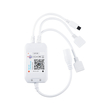 GloboStar® 73431 Ασύρματος Bluetooth LED RGB & Music Controller Sound Activated με Χειριστήριο IR & 2 Εξόδους RGB DC 5-24V Max 100W