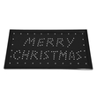 GloboStar® 75695 Φωτιστικό Ταμπέλα LED Σήμανσης MERRY CHRISTMAS με Πρίζα AC 230V Μ48xΠ25xΥ2cm