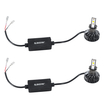 GloboStar® 82021 H3 F2 Line KIT Βασικού Φωτισμού Αυτοκινήτου & Φορτηγού 3rd Generation Can-Bus Series LED CREE CXB COB 30/60W 7000lm DC 12V Αδιάβροχο IP65 Ψυχρό Λευκό 6000K