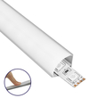 GloboStar® CORNER-PROFILE 70815-3M Προφίλ Αλουμινίου - Βάση & Ψύκτρα Ταινίας LED με Λευκό Γαλακτερό Κάλυμμα - Επιφανειακή Γωνιακή Χρήση - Πατητό Κάλυμμα - Ασημί - 3 Μέτρα - Πακέτο 5 Τεμαχίων - Μ300 x Π1.6 x Υ1.6cm