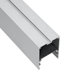 GloboStar® SURFACEPENDANT-PROFILE 70826-3M Προφίλ Αλουμινίου - Βάση & Ψύκτρα Ταινίας LED με Λευκό Γαλακτερό Κάλυμμα - Επιφανειακή & Κρεμαστή Χρήση - Πατητό Κάλυμμα - Ασημί - 3 Μέτρα - Μ300 x Π5 x Υ7cm