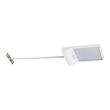 GloboStar® 71467 Αυτόνομο Ηλιακό Φωτιστικό Τοίχου Λευκό LED SMD 4W 550lm με Ενσωματωμένη Μπαταρία 2200mAh - Φωτοβολταϊκό Πάνελ - Βάση Στήριξης - Αισθητήρα Ημέρας-Νύχτας PIR Αισθητήρα Κίνησης Αδιάβροχο IP65 Ψυχρό Λευκό 6000K