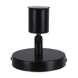 GloboStar® SARA 00843 Μοντέρνο Φωτιστικό Οροφής Σποτ Μονόφωτο 1 x E27 IP20 Μαύρο Μέταλλο - Μ10 x Π10 x Υ10.3cm