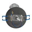 GloboStar® SARA 00850 Μοντέρνο Φωτιστικό Οροφής Σποτ Μονόφωτο 1 x E27 IP20 Ασημί Μέταλλο - Μ8 x Π8 x Υ8.5cm