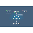 GloboStar® 80047 SONOFF SNZB-01-R3 - Zigbee Wireless 3 Way Touch Button Switch