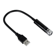 GloboStar® 81846 Διακοσμητικό Φωτιστικό Ειδικών Φωτορυθμικών Εφέ PARTY Disco LASER DC 5V με Καλώδιο Τροφοδοσίας USB Κόκκινο IP20 Μ1.4 x Π1.4 x Υ27cm