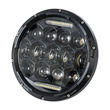 GloboStar® 85417 Σετ 2 x Φανάρια JEEP WRANGLER 7'' Ιντσών Βασικού Φωτισμού H/L με Ring Light DRL & Φλας LED CREE CXB COB 75W 12000lm DC 10-30V Αδιάβροχα IP67 Ψυχρό Λευκό 6000K