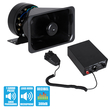 GloboStar® 85699 Τηλεβόας - Ντουντούκα - Σειρήνα - Κόρνα Αυτοκινήτου με 7 Προγράμματα Ήχητικών Εφέ Αστυνομίας - Πυροσβεστικής - Security με Μικρόφωνο - 200W 300db DC 12V Αδιάβροχο IP65