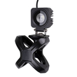 GloboStar® 85556 ΣΕΤ 2 Βάσεις Στήριξης για Μπάρες - Προβολάκια LED Rollbar JEEP BAR Holder - Brackets - 2.25 έως 3 Inches Universal