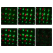 GloboStar® 85819 Διακοσμητικό Φωτιστικό Ειδικών Εφέ CIRCLES DOT 3D LASER 30W AC 230V - με Διακόπτη On/Off - Sound Activated - Πρίζα Schuko IP20 Κόκκινο & Πράσινο