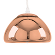 GloboStar® CRISTIN 00758 Μοντέρνο Κρεμαστό Φωτιστικό Ανάρτηση Μονόφωτο 1 x G4 Χάλκινο Γυαλί - Μ18 x Π18 x Υ13cm