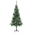 GloboStar® Crazy Christmas Χριστουγεννιάτικο Δέντρο SantaClaus Φ80 x Υ180εκ Πράσινο με Μεταλλική Βάση