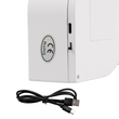 GloboStar® 76551 Μοντέρνο Επιτραπέζιο Διακοσμητικό Φωτιστικό LED Σήμανσης RAINBOW LOVE 2W με Διακόπτη On/Off & Καλώδιο Τροφοδοσίας USB - Μπαταρίας 3xAAA (Δεν Περιλαμβάνονται) Ψυχρό Λευκό 6000K