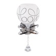 GloboStar® CANTER 00634 Μοντέρνο Επιτοίχιο Φωτιστικό Απλίκα Μονόφωτο 1 x E27 IP20 Ασημί Μέταλλο με Λευκό Γυαλί - Μ14 x Π15 x Υ30cm