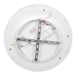 GloboStar® MELINA 61040 Πλαφονιέρα Οροφής Κύκλος LED CCT 55W 6376lm 120° AC 220-240V - Εναλλαγή Φωτισμού μέσω Τηλεχειριστηρίου All In One Ψυχρό Λευκό 6000k+Φυσικό Λευκό 4500k+Θερμό Λευκό 2700k Dimmable Φ48cm - Μαύρο - 3 Years Warranty