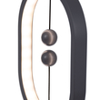 GloboStar® MAGNET 76545 Μοντέρνο Φωτιστικό Γραφείου Ανοιχτό Γκρι LED 15 Watt 1500lm DC 5V με Μαγνητικό Διακόπτη & Καλώδιο Τροφοδοσίας USB Θερμό Λευκό 2700K