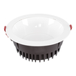 GloboStar® 60196 Χωνευτό LED Panel Downlight Φ22cm 42W 4830lm 60° AC 220-240V IP20 Φ22 x Υ9.5cm Θερμό Λευκό 2700K - OSRAM LED CHIP TECHNOLOGY - 5 Years Warranty